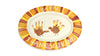 How to Paint Pottery and Ceramics Turkey Hand Prints Thanksgiving