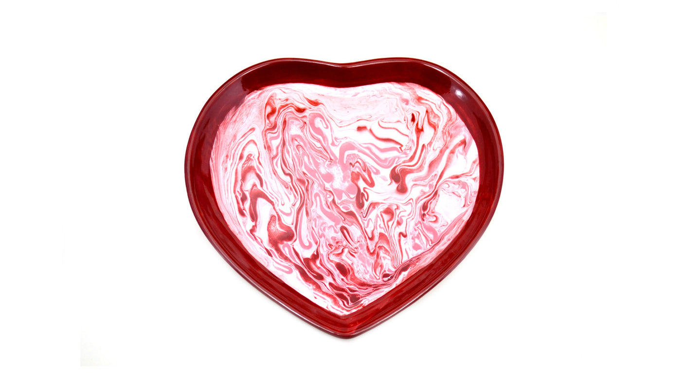 How to Paint Pottery and Ceramics with the Marbling Technique