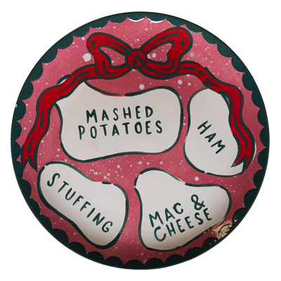 🍽️🎄🧡 Coupe Dinner Plate
