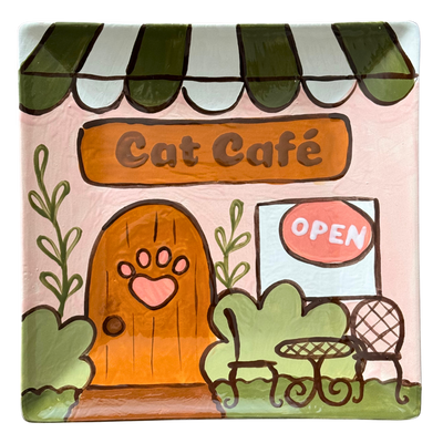 🍽️☕️🦞💜 Sq Coupe Dinner Plate