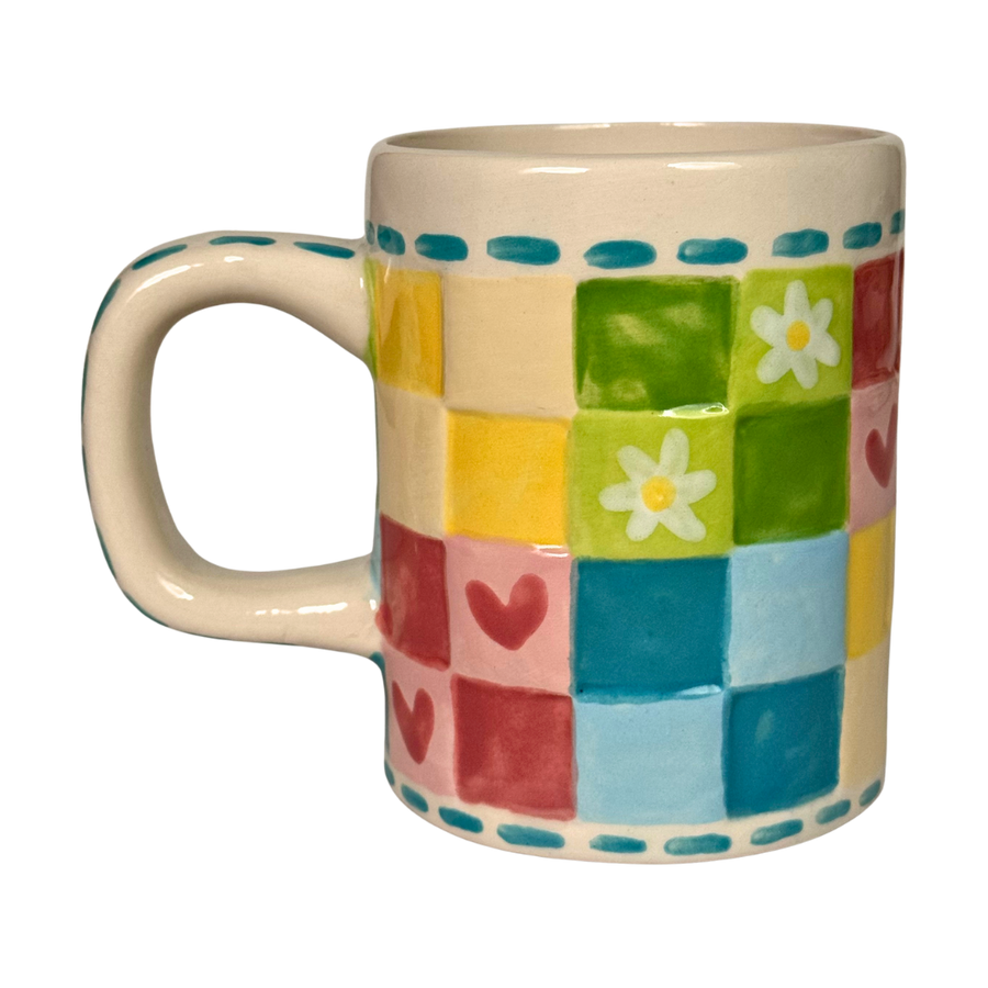 🐸 Checkered Mug