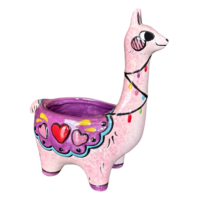 💜 Tall Llama Planter