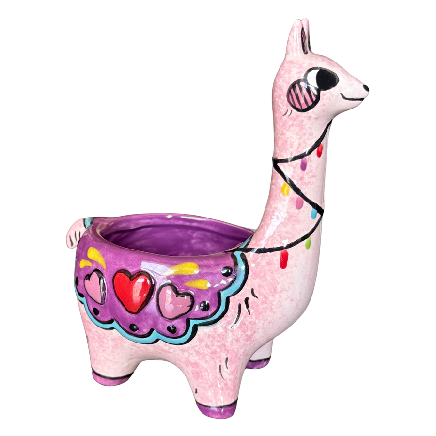 💜 Tall Llama Planter