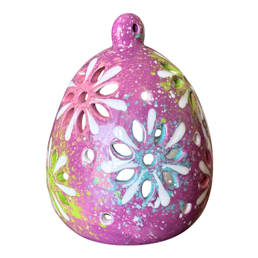 💜 Sm Flower Cutouts Lantern