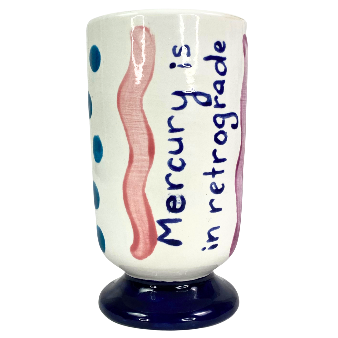 🌙 Vintage Footed Glass