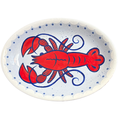 🍽️ 🦞 Med Oval Coupe Platter