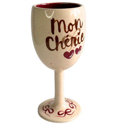 💋 White Wine Glass