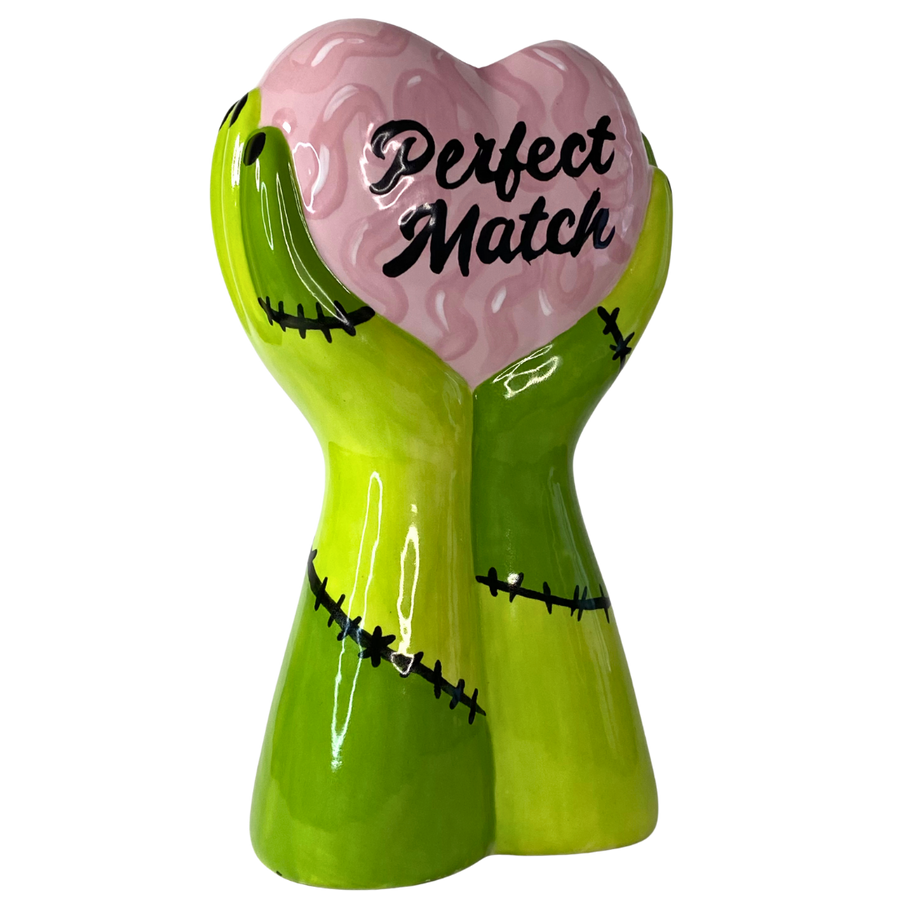 🦇💋 Heart In Hand Vase