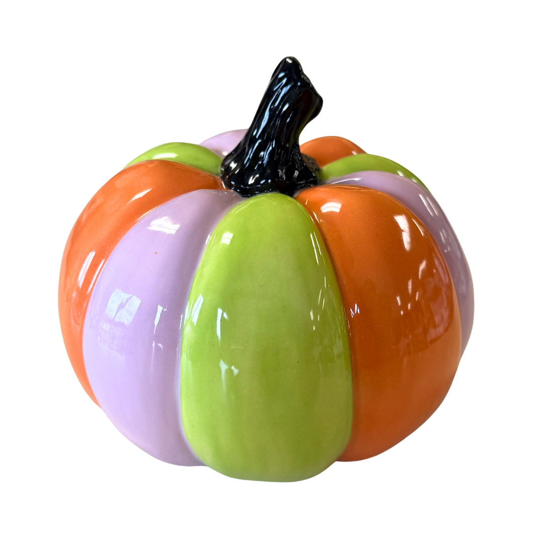 🦇 Sm Round Pumpkin Collectible