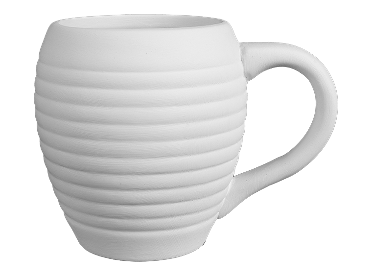Beehive Mug Plain Bisque