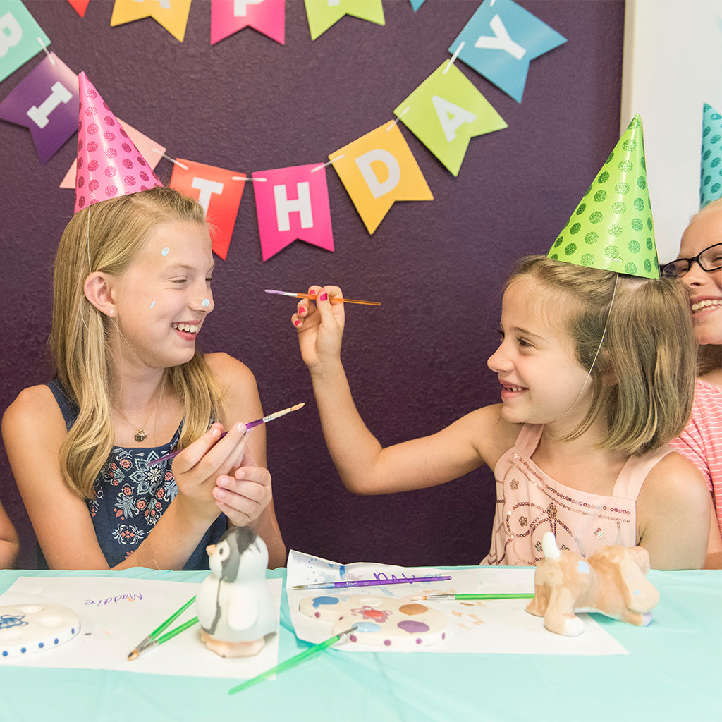Painting birthday party top